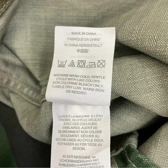 J. Crew Green Camo Camouflage Utility Jacket XS - Picture 6 of 7